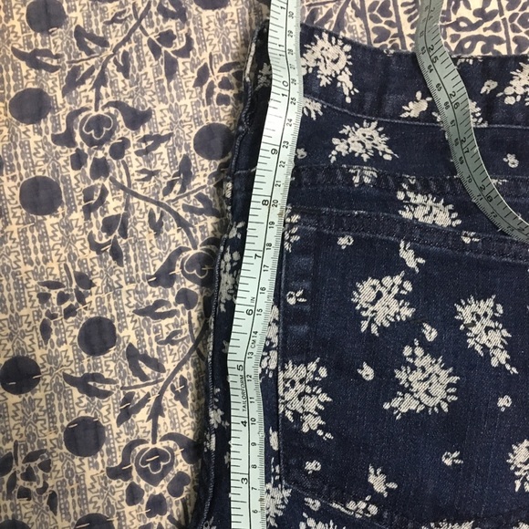 J.Crew  Matchstick Floral print jeans. Sz 27 VGUC - Picture 7 of 8